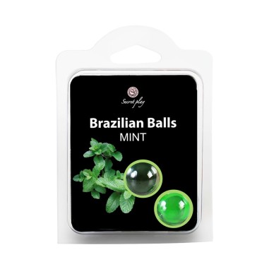 Bolas Lubrificantes Beijáveis Brazilian Balls Sabor a Menta 2 X 4Gr #2 - PR2010314265