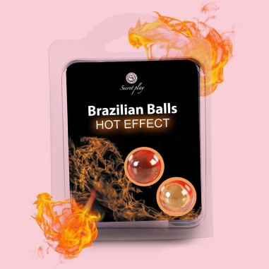 Bolas Lubrificantes Brazilian Balls Efeito Calor 2 X 4Gr - PR2010337561