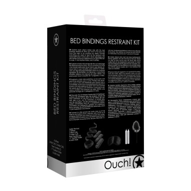 Kit de Restrição Bed Bindings Restraint Kit Ouch! Preto #1 - PR2010355591