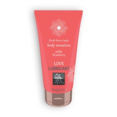 Lubrificante Beijável Love Lubricant com Sabor a Morango Shiatsu - 75ml - PR2010353828
