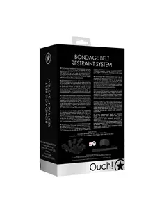 Kit de Restrição Bondage Belt Restraint System Ouch! Preto - PR2010355594 2