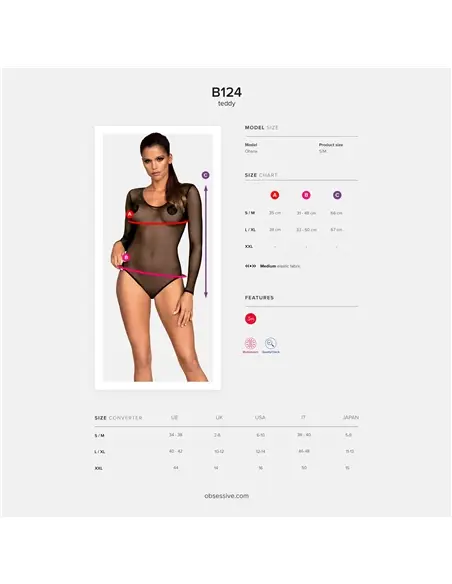 Body B124 Obsessive - 36-38 S/M #3 - PR2010358491