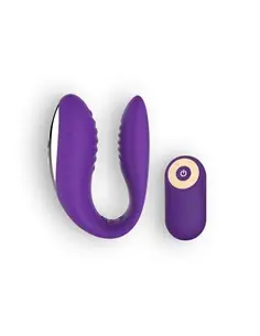 Vibrador Recarregável com Comando para Casal Roxo Toyz4lovers - PR2010352800