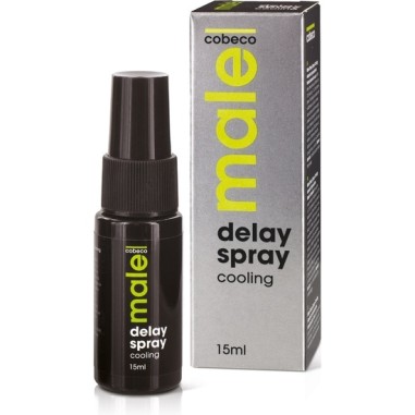 Spray Retardante Com Efeito Frio Male Delay Spray Coo - Cinzento - 15ml - PR2010324155