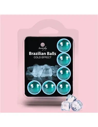 Bolas Lubrificantes Brazilian Balls Efeito Frio 6 X 4Gr - PR2010359598
