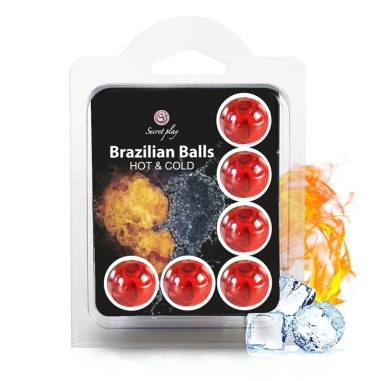 Bolas Lubrificantes Brazilian Balls Efeito Frio e Calor 6 X 4Gr #1 - PR2010359599