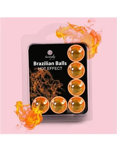 Bolas Lubrificantes Brazilian Balls Efeito Calor 6 X 4Gr - PR2010359600