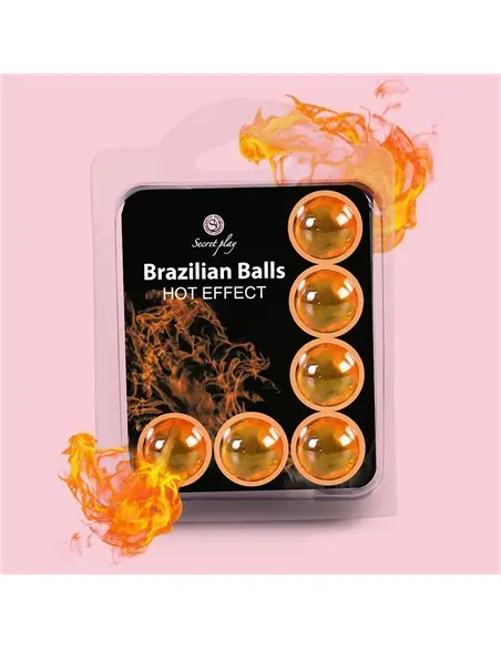 Bolas Lubrificantes Brazilian Balls Efeito Calor 6 X 4Gr - PR2010359600