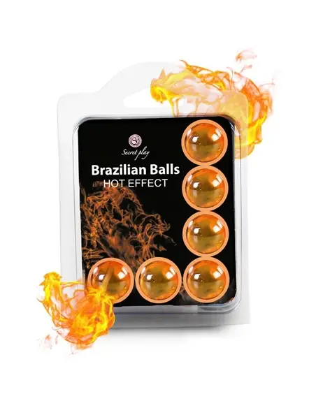 Bolas Lubrificantes Brazilian Balls Efeito Calor 6 X 4Gr #1 - PR2010359600