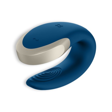Vibrador Double Love com App Satisfyer Azul #4 - PR2010368301