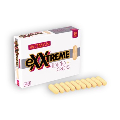 Cápsulas Estimulantes Exxtreme Libido+ Caps para Mulher 10 Cápsulas - PR2010324223