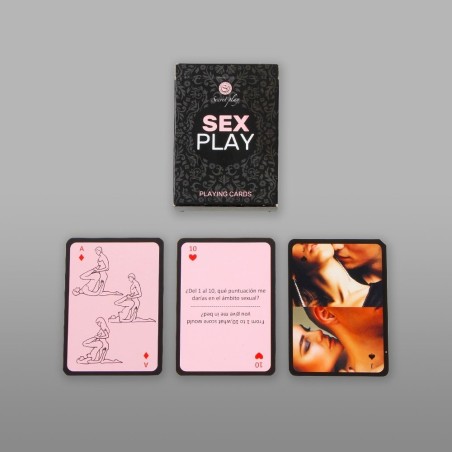 Baralho De Cartas Sex Play Secret Play Espanhol E Inglês - PR2010343854