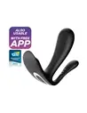 Estimulador do Ponto-G e Anal Top Secret + com App Satisfyer Preto - PR2010371855
