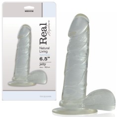 Dildo Real Rapture Earth Flavour 6.5'' Transparente - PR2010322025 2