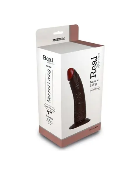 Dildo Realístico Real Rapture Earth Flavour 7'' Negro #1 - PR2010322047