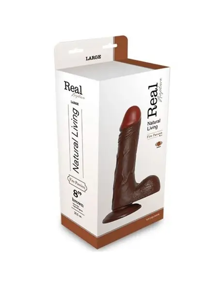 Vibrador Realístico Real Rapture Fire Passion 8'' Negro #1 - PR2010322066