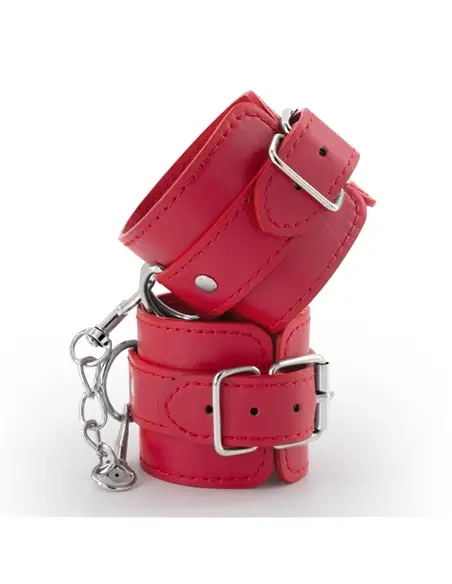 Algemas de Couro Bondage Love Crushious Vermelhas - PR2010371766