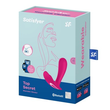 Estimulador do Ponto-G Top Secret com App Satisfyer Rosa #3 - PR2010371893