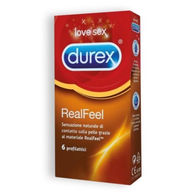 Preservativos Durex Real Feel 6 Unidades - PR2010333983