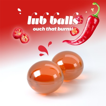 Bolinhas Explosivas com Efeito Calor Lub Balls Crushious - PR2010372950