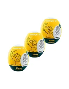 Pack de 3 Masturbadores Ovo Masturbator Egg Fierce Satisfyer - PR2010372614