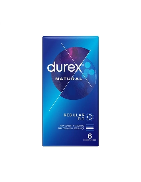 Preservativos Durex Natural Plus 6 Unidades - PR2010308216