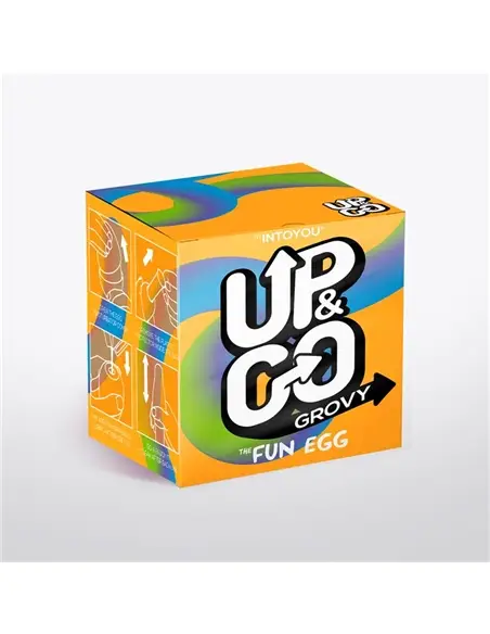 Ovo Masturbador Grovy Egg Elástico Amarelo UP&GO - PR2010374497