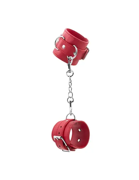 Algemas de Couro Bondage Love Crushious Vermelhas #5 - PR2010371766