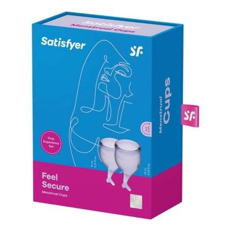 Conjunto de 2 Copos Menstruais Feel Secure Satisfyer Lilás #2 - PR2010356871