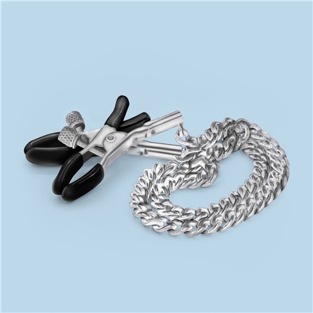 Pinças para Mamilos Silver Nipple Chain Clamps Crushious - PR2010371853