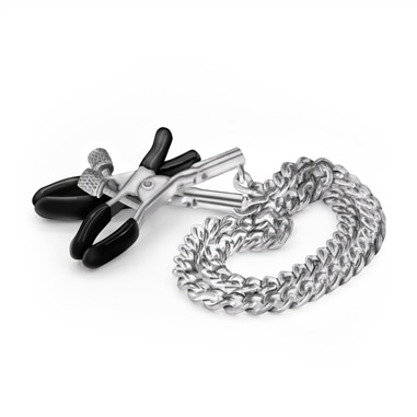 Pinças para Mamilos Silver Nipple Chain Clamps Crushious #1 - PR2010371853