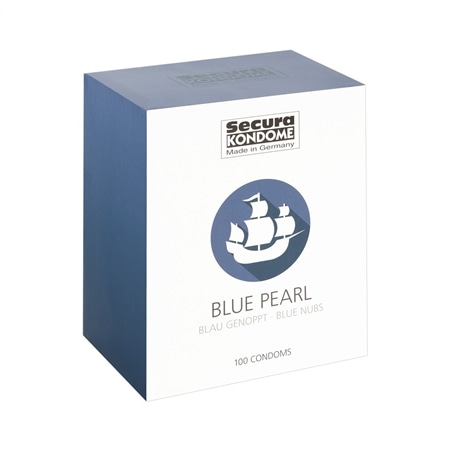 Preservativos Secura Kondome Blue Pearl - 100 Unidades - PR2010374535