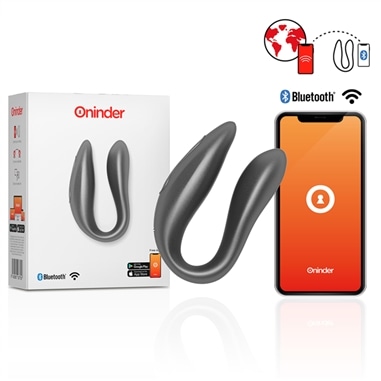 Oninder G-Spot & Clitoral Stimulator Black - Free App - PR2010376780
