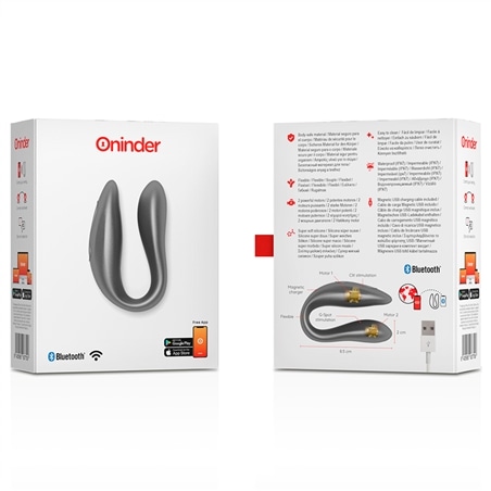 Oninder G-Spot & Clitoral Stimulator Black - Free App #5 - PR2010376780