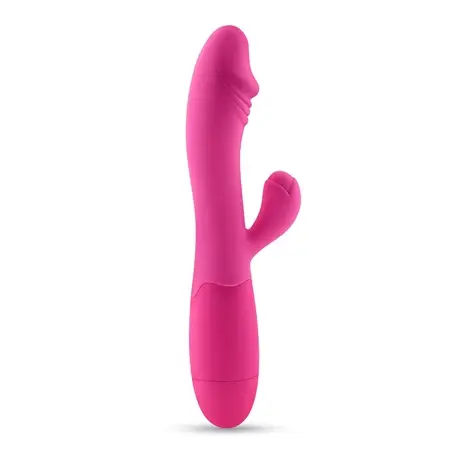 Vibrador Recarregável com Estimulador de Clitóris Blossoms Rosa Choque e Lubrificante À Base de Água Incluído Crushious #4 - PR
