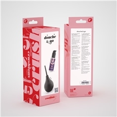 Douche & Go Duche Anal 90Ml com Lubrificante Anal 50Ml Crushious - PR2010372884 2