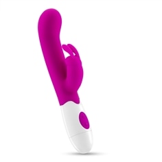 Vibrador com Estimulador de Clitóris Jigglie e Lubrificante À Base de Água Incluído Crushious - PR2010372526 2
