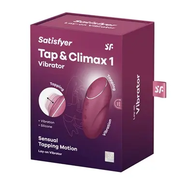 Estimulador Tap & Climax 1 Vermelho Satisfyer - PR2010380655