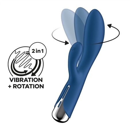 Vibrador Spinning Rabbit 1 Azul Satisfyer - PR2010380677