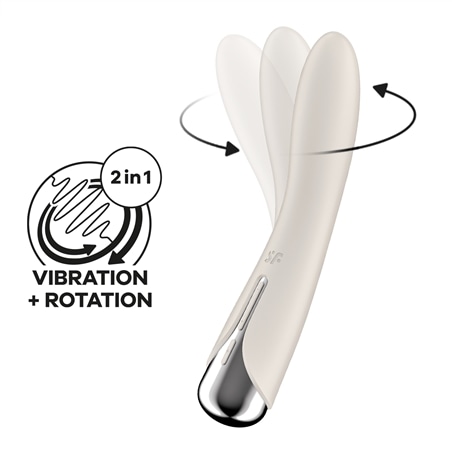 Vibrador Spinning Vibe 1 Bege Satisfyer - PR2010380675