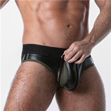 Cueca Jock Open Access Locker Gear Caqui - 36 S #1 - PR2010380754